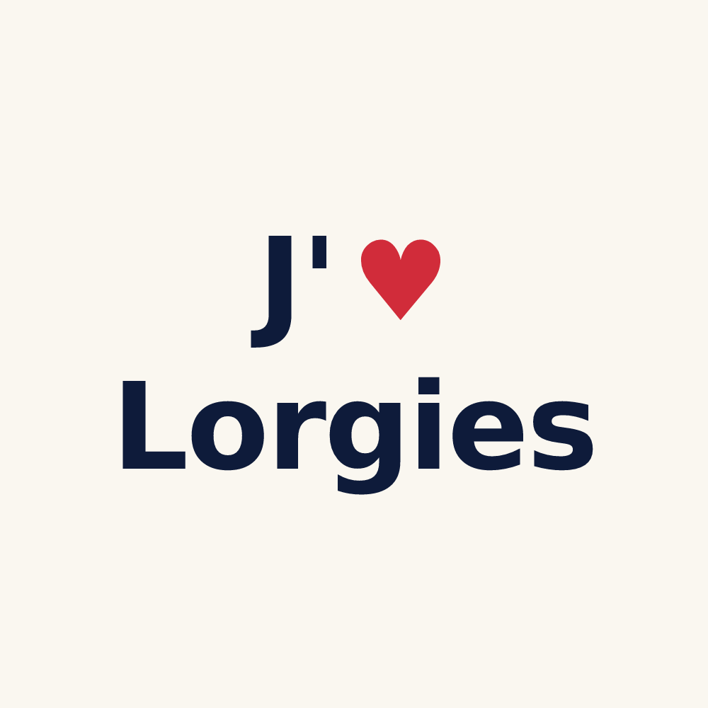 Tasse personnalisée Lorgies — design J'aime Lorgies