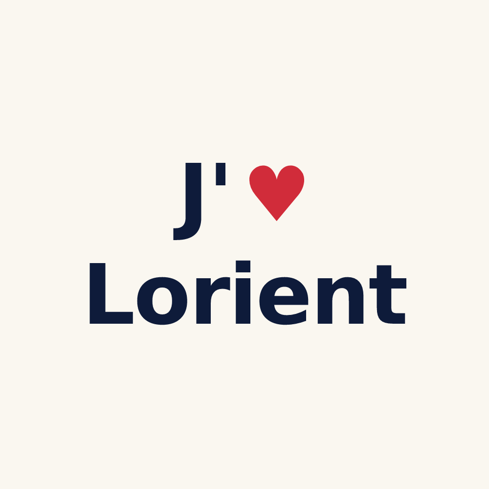 Tasse personnalisée Lorient — design J'aime Lorient