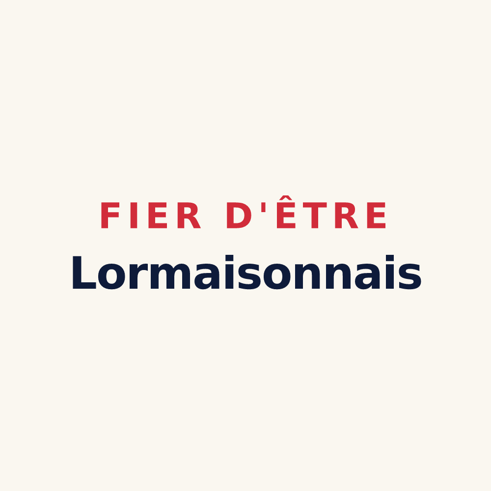 Tasse « Fier d'être Lormaisonnais » — design pour Lormaison