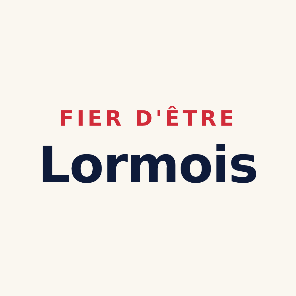Tasse « Fier d'être Lormois » — design pour Lormes