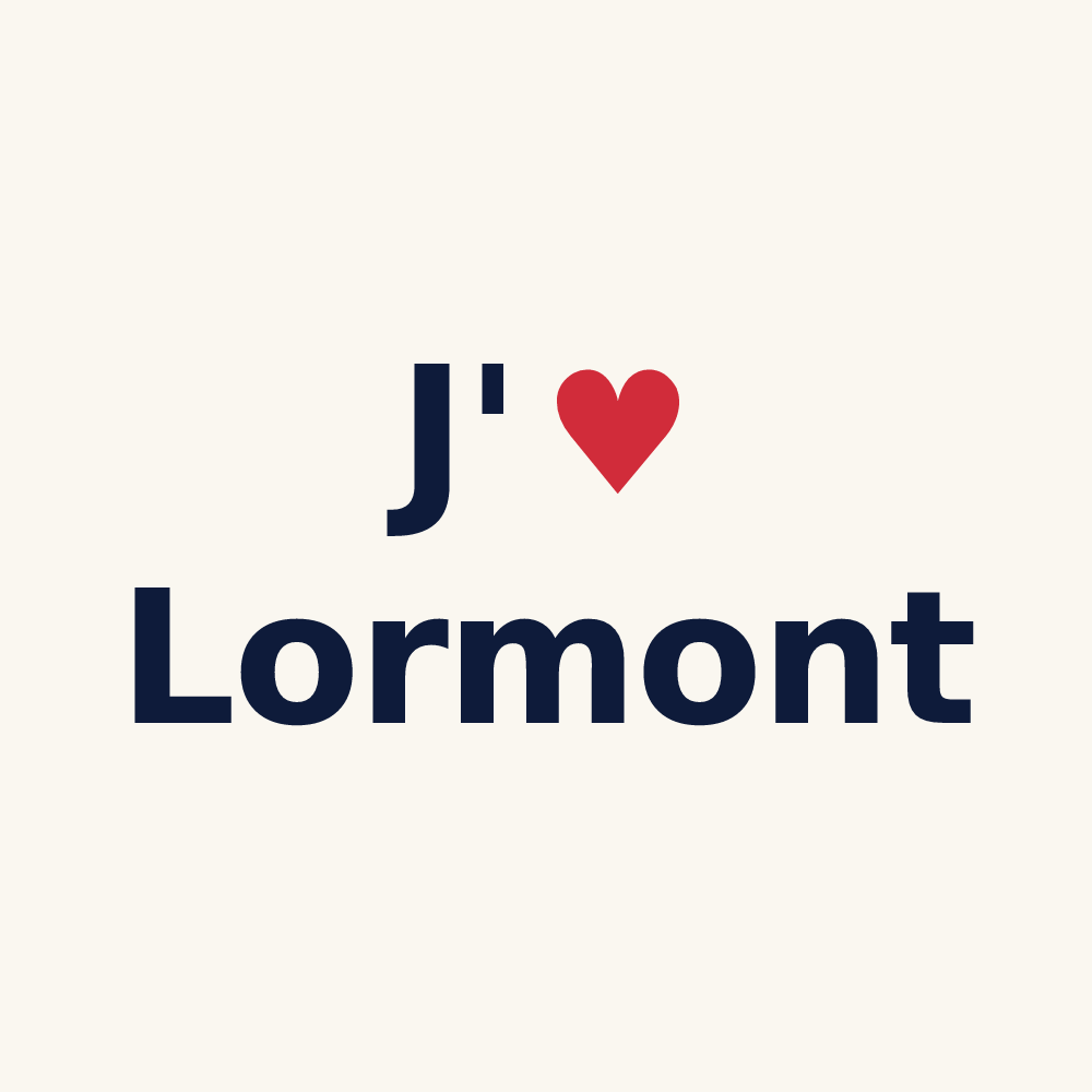 Tasse personnalisée Lormont — design J'aime Lormont