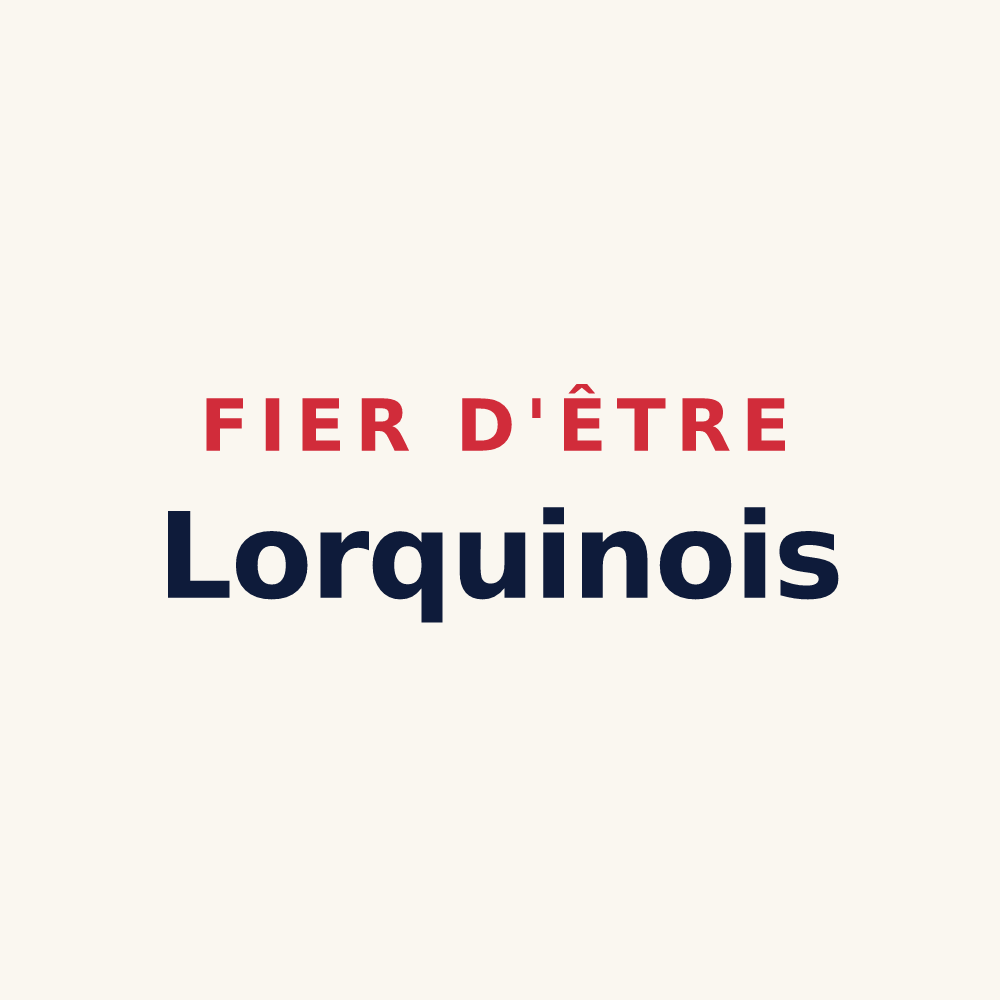 Tasse « Fier d'être Lorquinois » — design pour Lorquin