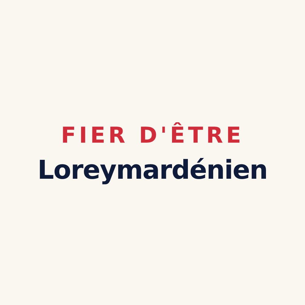 Tasse « Fier d'être Loreymardénien » — design pour Lorry-Mardigny
