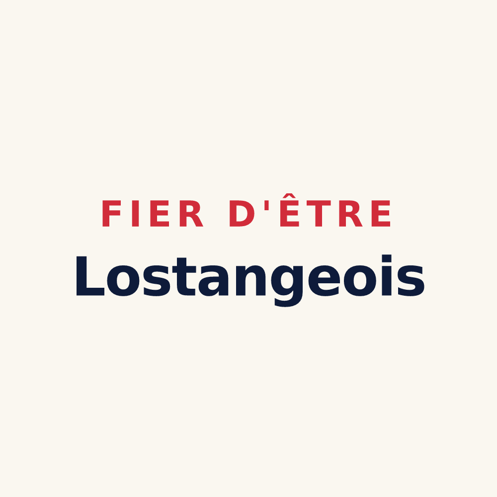 Tasse « Fier d'être Lostangeois » — design pour Lostanges