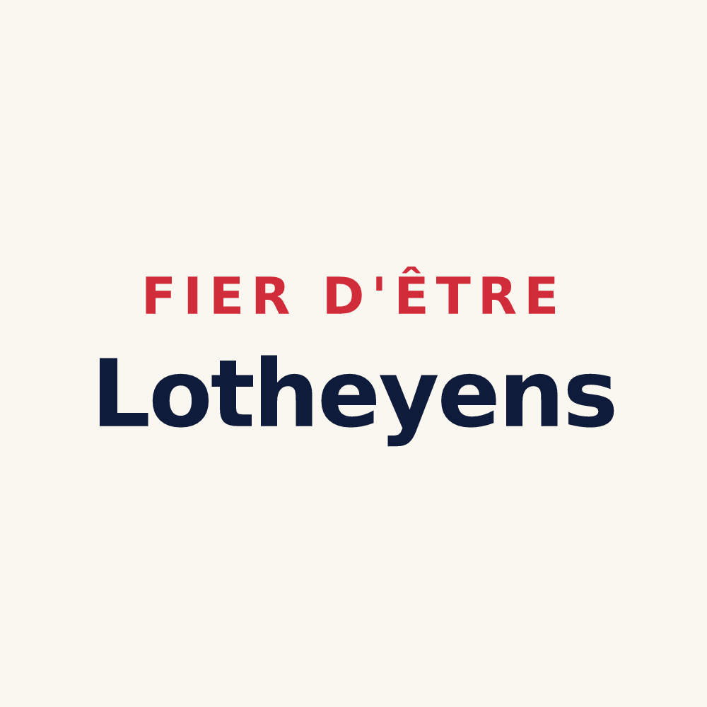 Tasse « Fier d'être Lotheyens » — design pour Lothey
