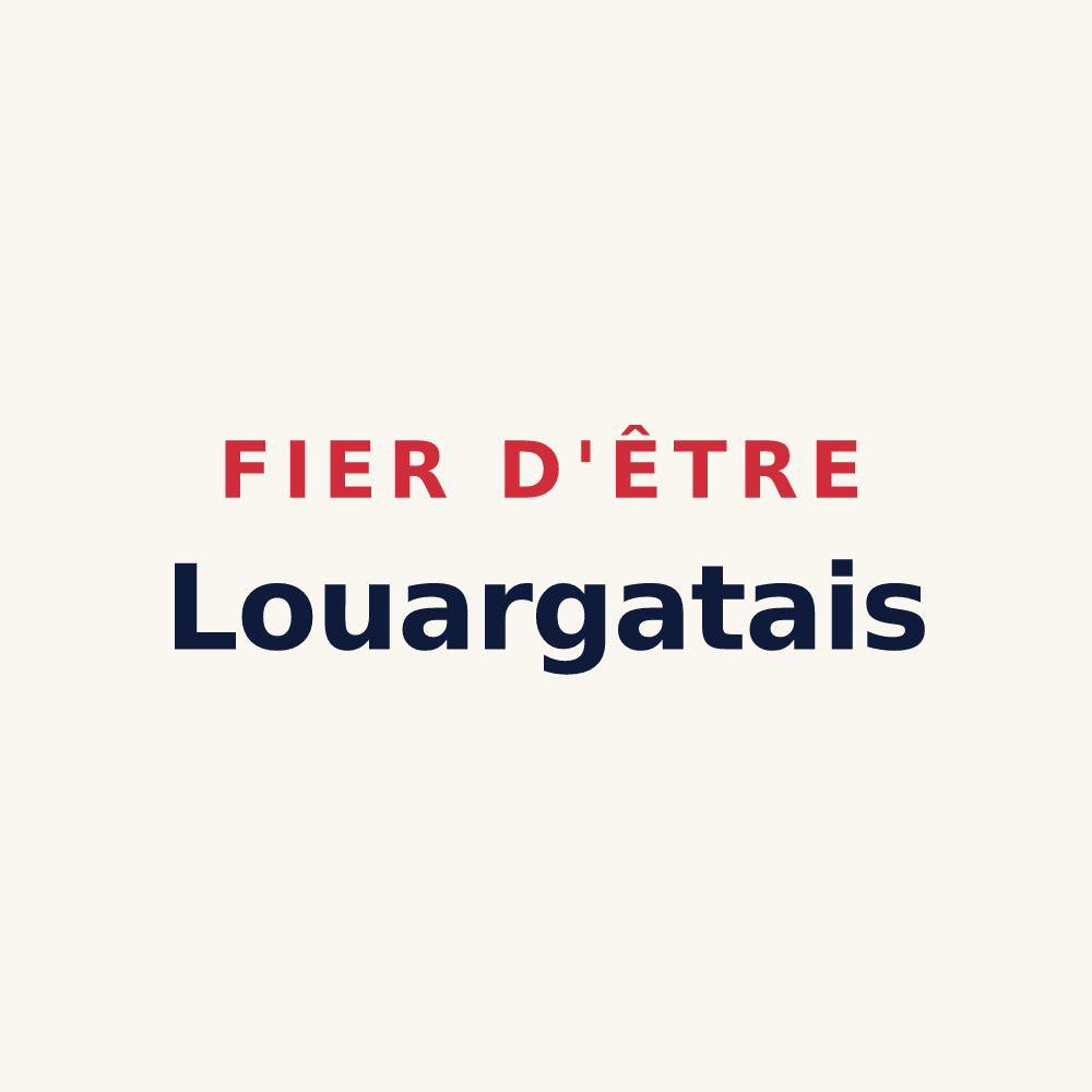 Tasse « Fier d'être Louargatais » — design pour Louargat