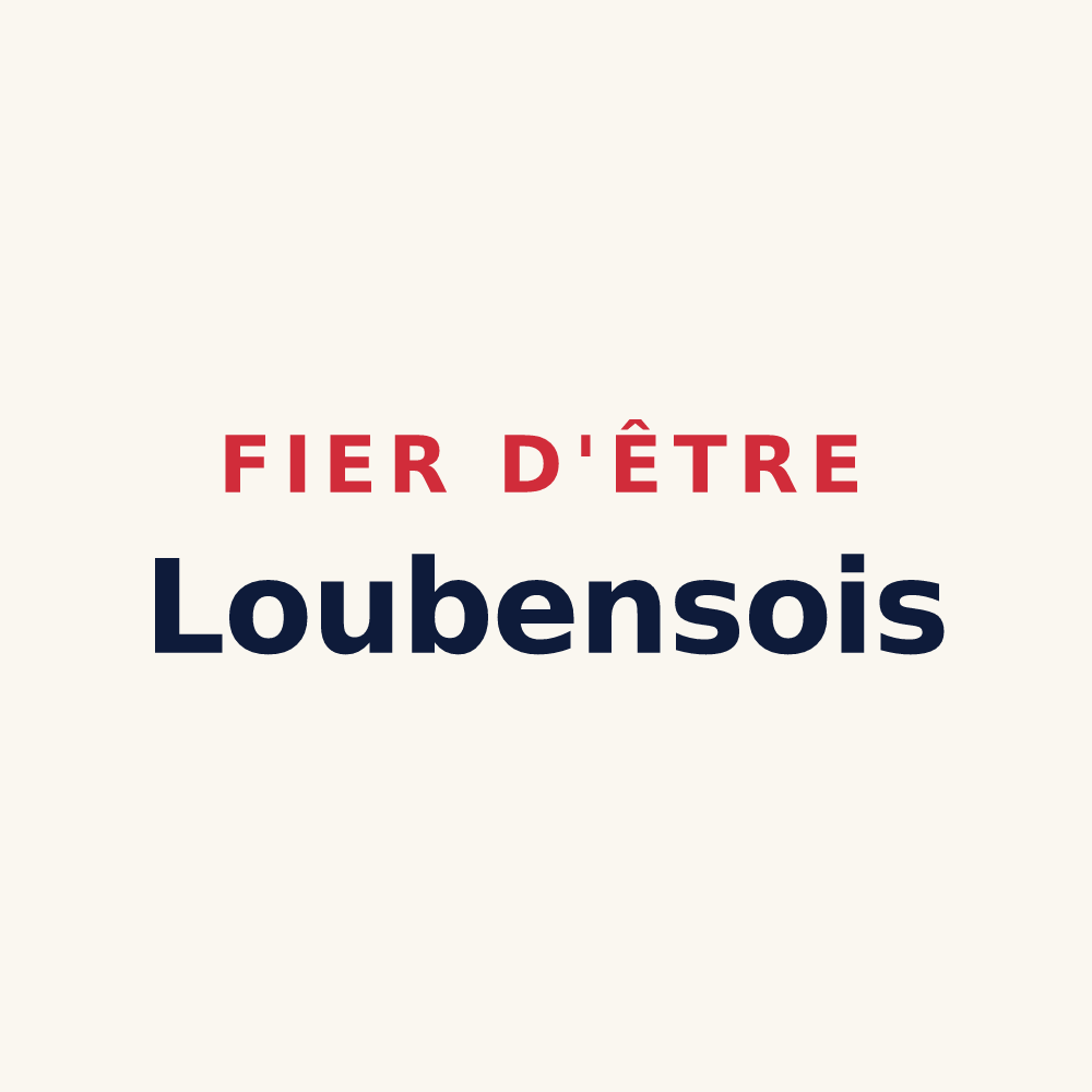 Tasse « Fier d'être Loubensois » — design pour Loubens