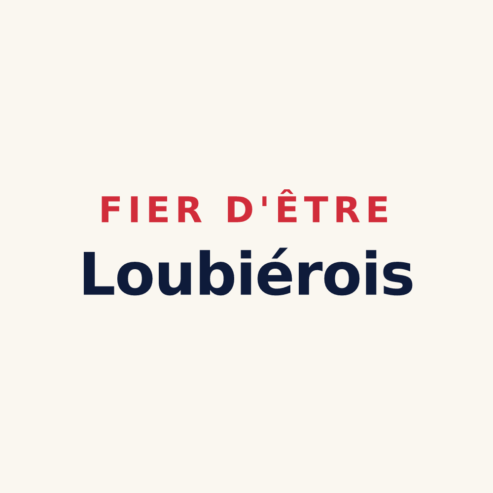 Tasse « Fier d'être Loubiérois » — design pour Loubières