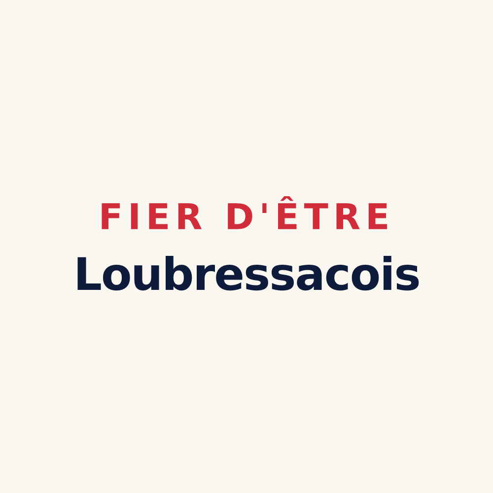 Tasse « Fier d'être Loubressacois » — design pour Loubressac