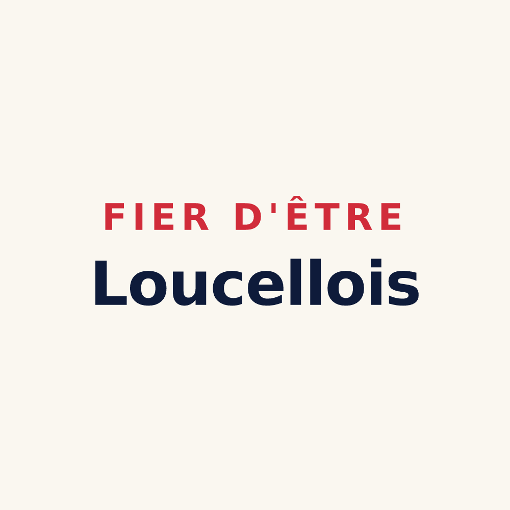 Tasse « Fier d'être Loucellois » — design pour Loucelles