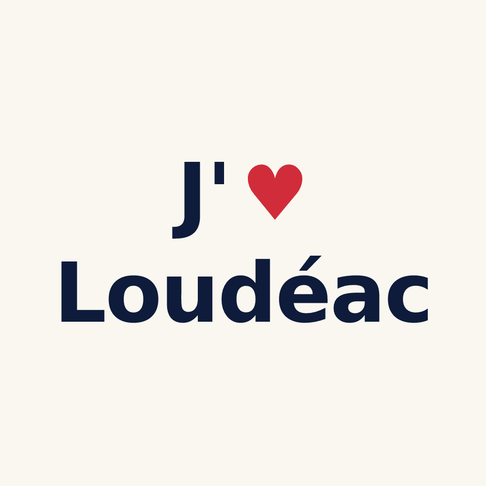 Tasse personnalisée Loudéac — design J'aime Loudéac