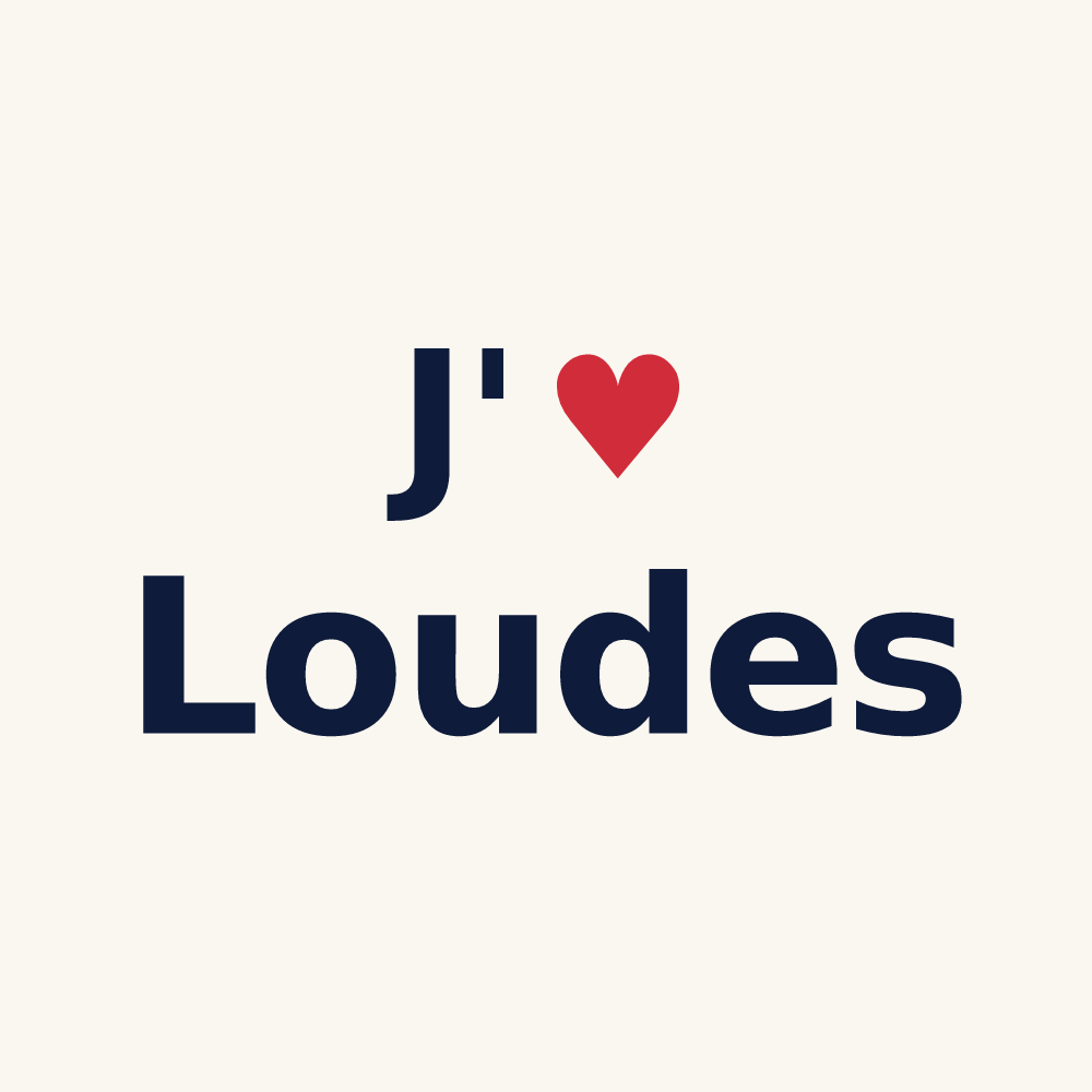 Tasse personnalisée Loudes — design J'aime Loudes
