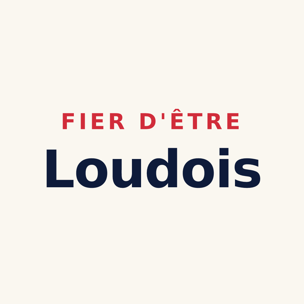 Tasse « Fier d'être Loudois » — design pour Loudes