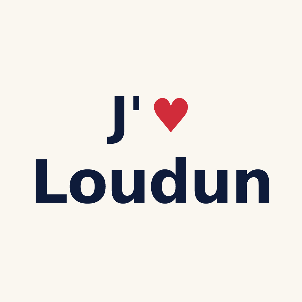 Tasse personnalisée Loudun — design J'aime Loudun