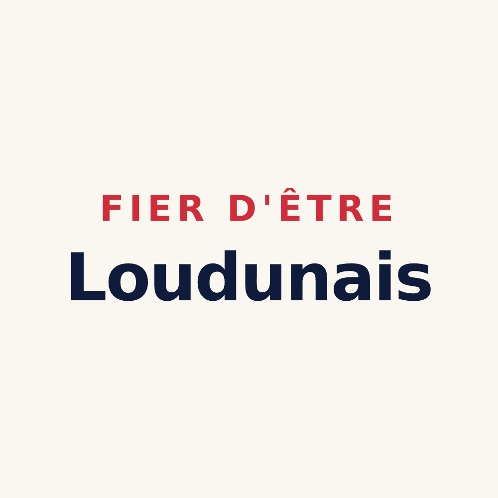 Tasse « Fier d'être Loudunais » — design pour Loudun