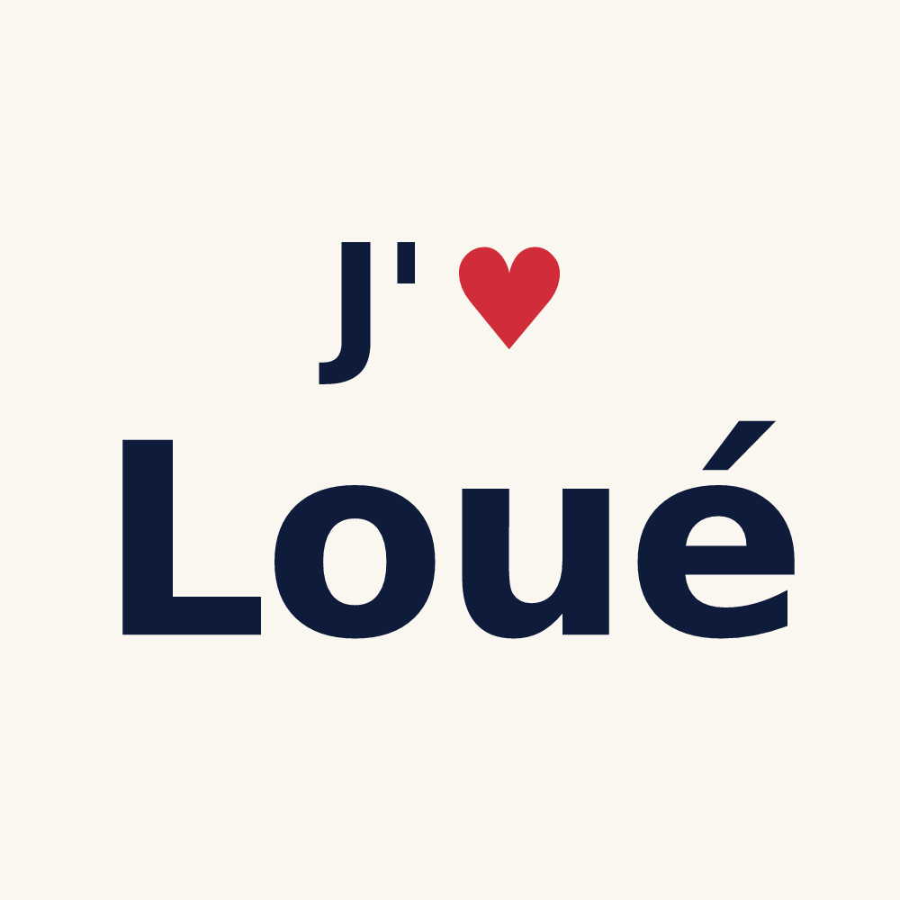 Tasse personnalisée Loué — design J'aime Loué