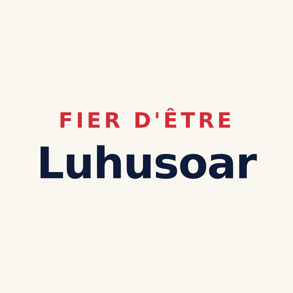 Tasse « Fier d'être Luhusoar » — design pour Louhossoa