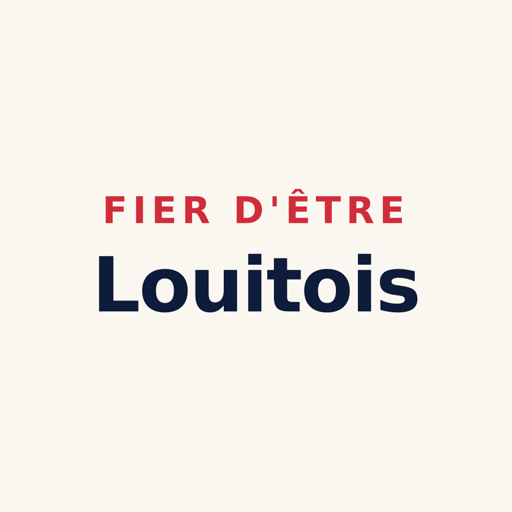 Tasse « Fier d'être Louitois » — design pour Louit