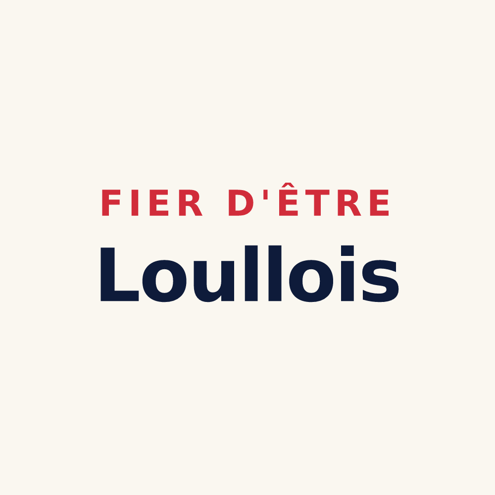 Tasse « Fier d'être Loullois » — design pour Loulle