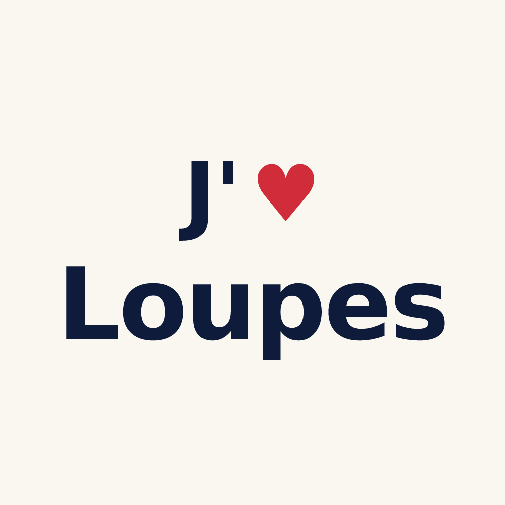 Tasse personnalisée Loupes — design J'aime Loupes