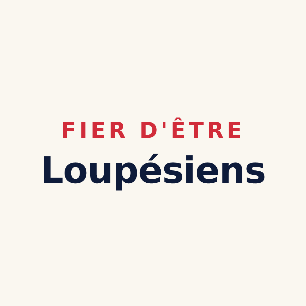 Tasse « Fier d'être Loupésiens » — design pour Loupes