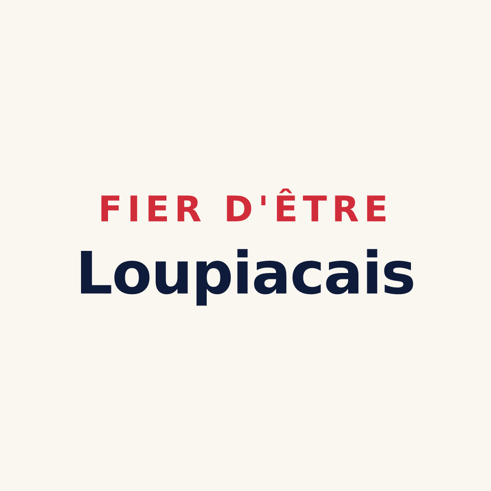 Tasse « Fier d'être Loupiacais » — design pour Loupiac