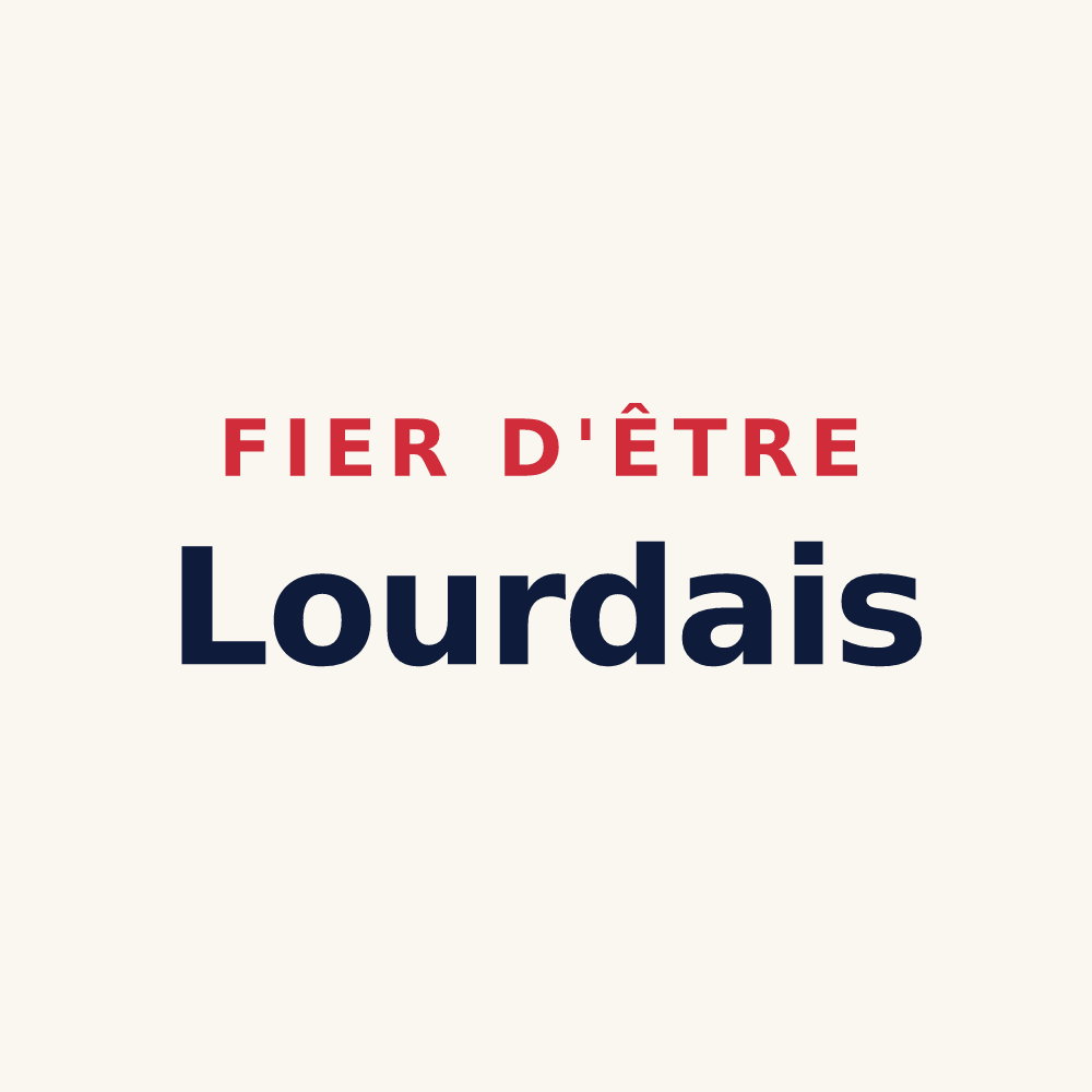 Tasse « Fier d'être Lourdais » — design pour Lourde