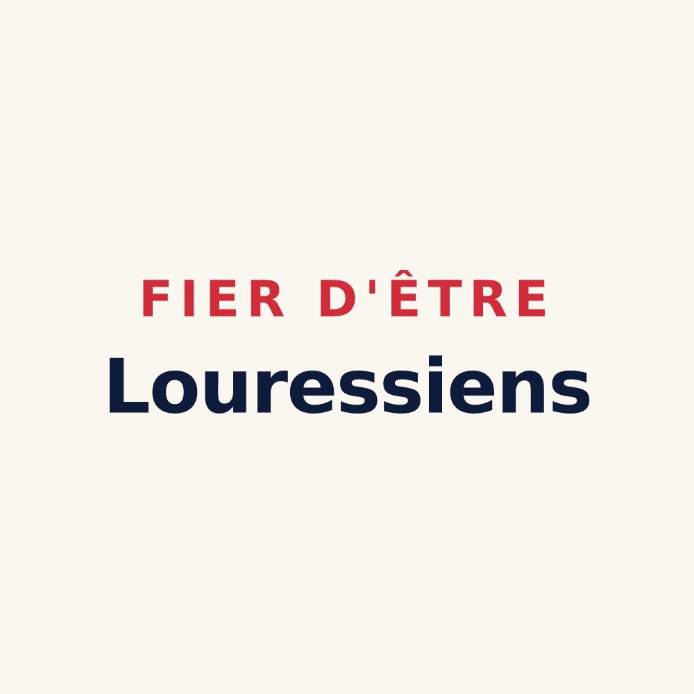 Tasse « Fier d'être Louressiens » — design pour Louresse-Rochemenier