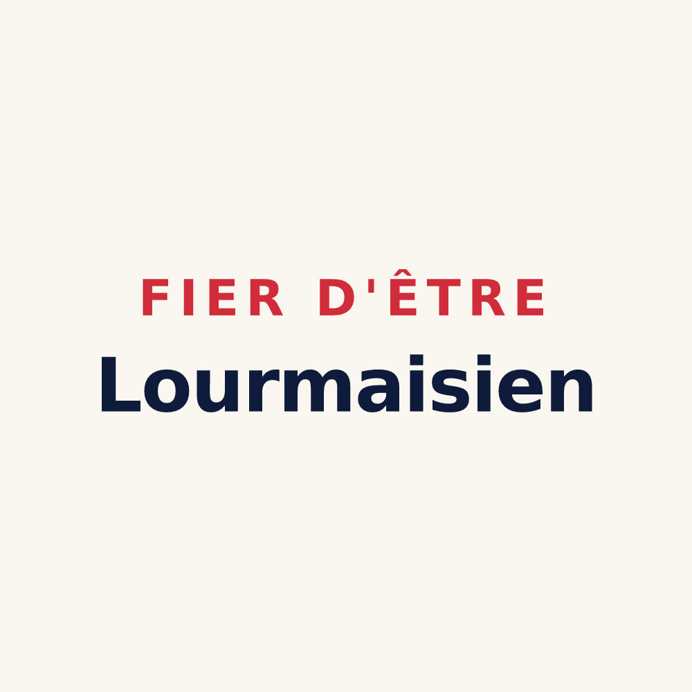 Tasse « Fier d'être Lourmaisien » — design pour Lourmais
