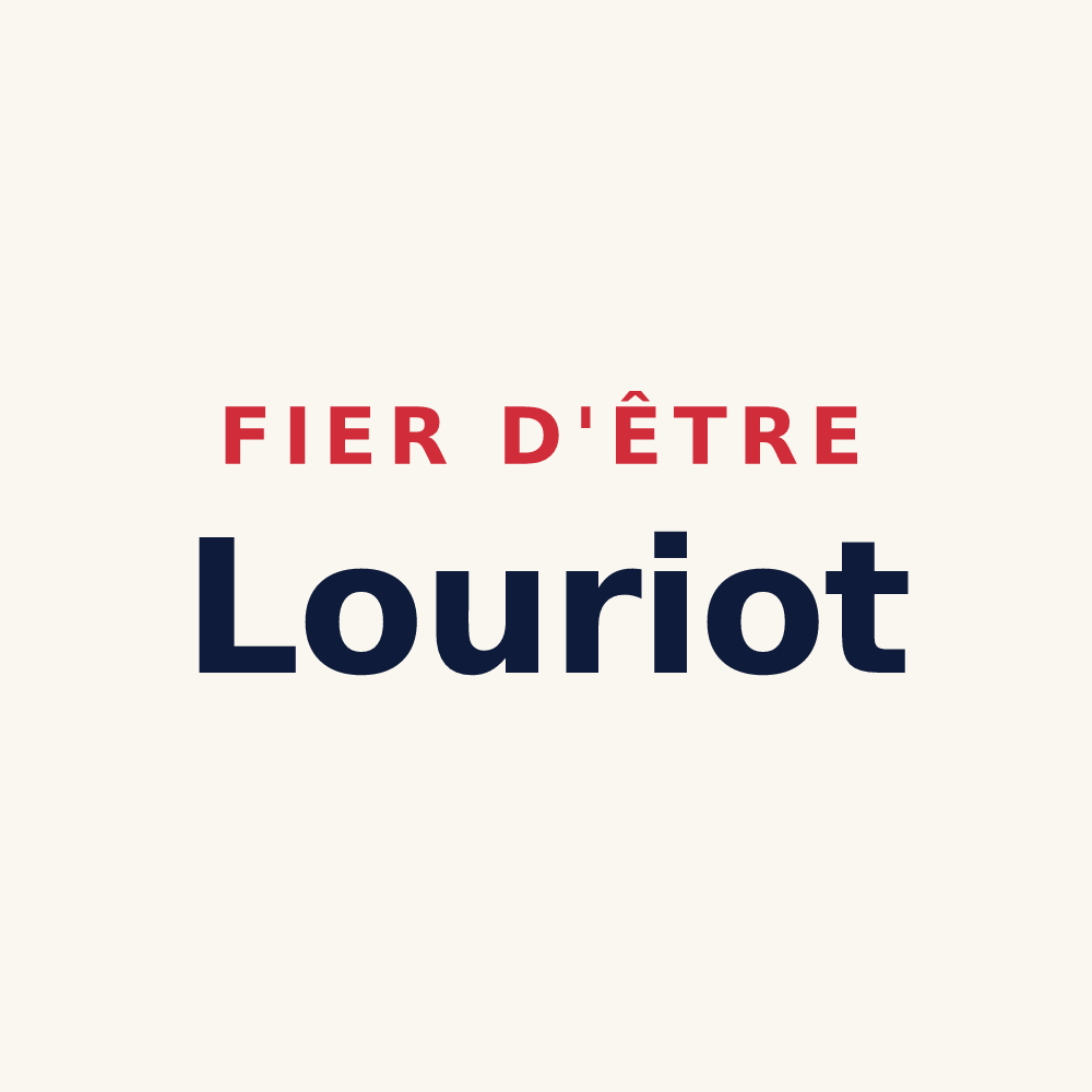 Tasse « Fier d'être Louriot » — design pour Loury