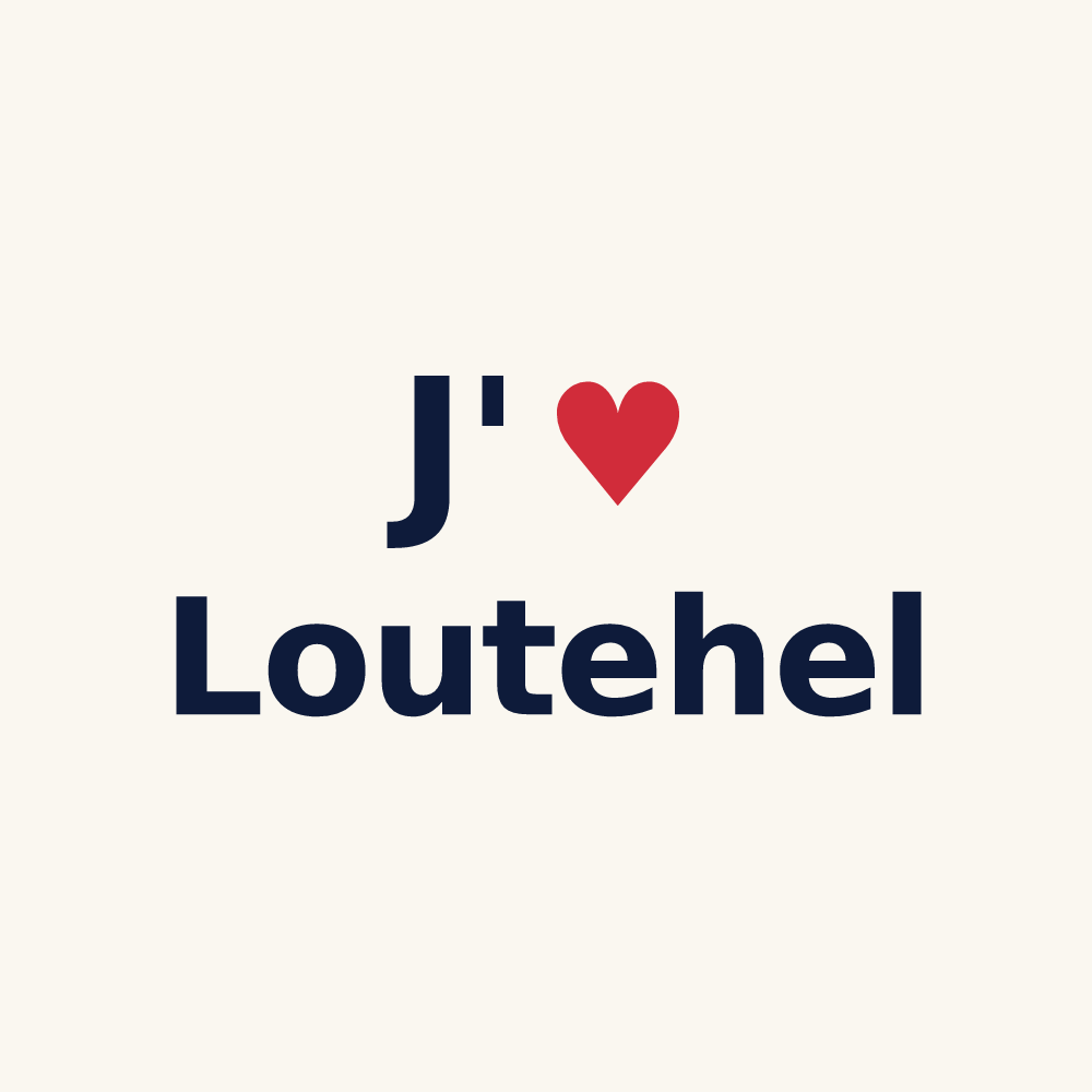 Tasse personnalisée Loutehel — design J'aime Loutehel