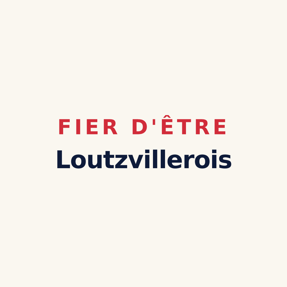Tasse « Fier d'être Loutzvillerois » — design pour Loutzviller