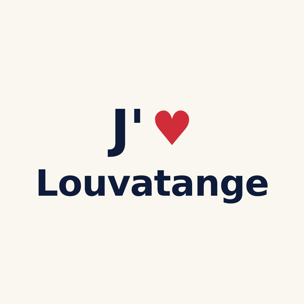 Tasse personnalisée Louvatange — design J'aime Louvatange