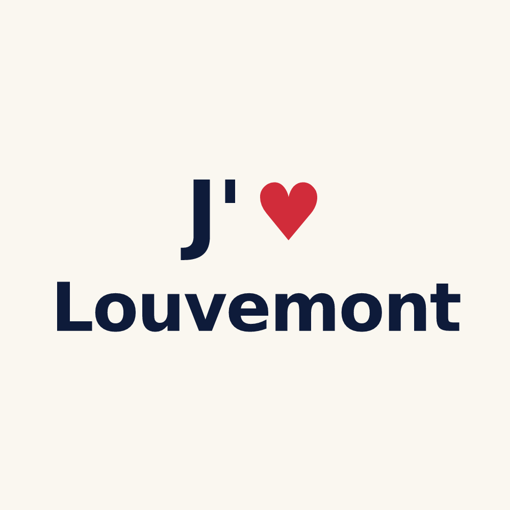 Tasse personnalisée Louvemont — design J'aime Louvemont