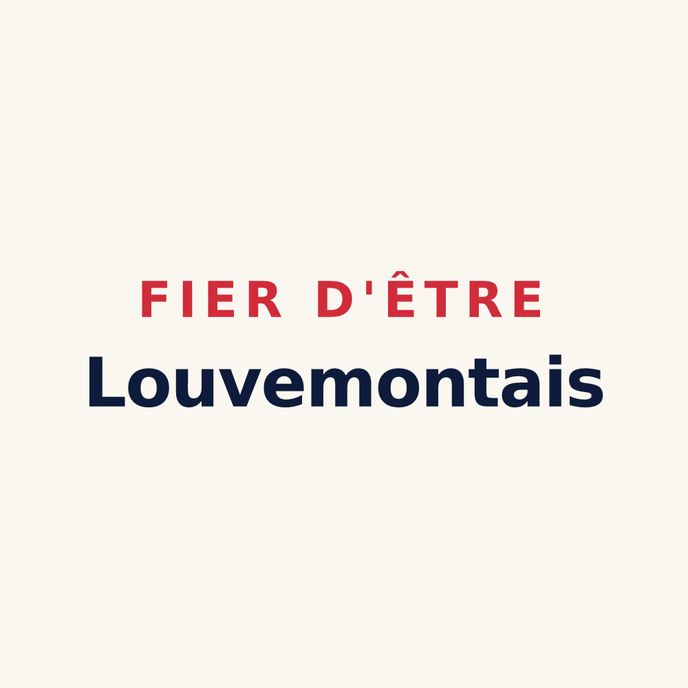 Tasse « Fier d'être Louvemontais » — design pour Louvemont