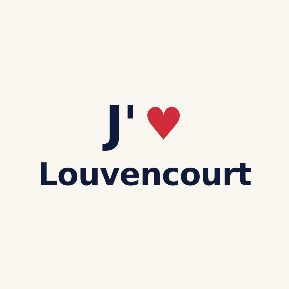 Tasse personnalisée Louvencourt — design J'aime Louvencourt