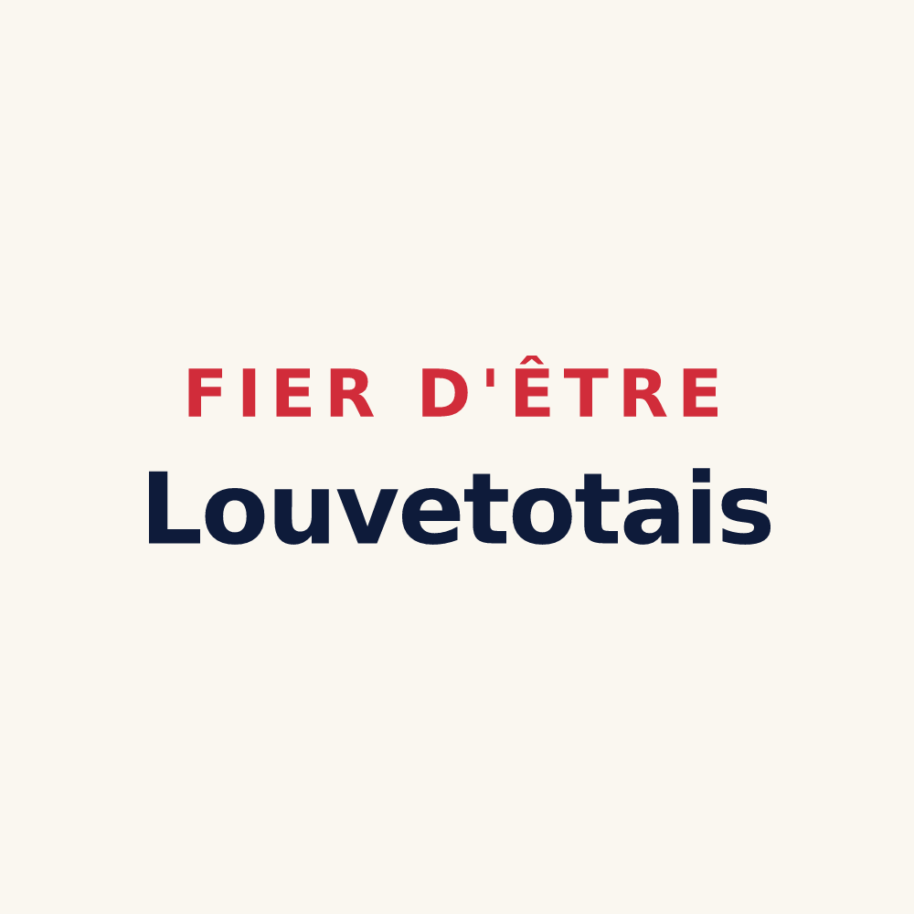 Tasse « Fier d'être Louvetotais » — design pour Louvetot
