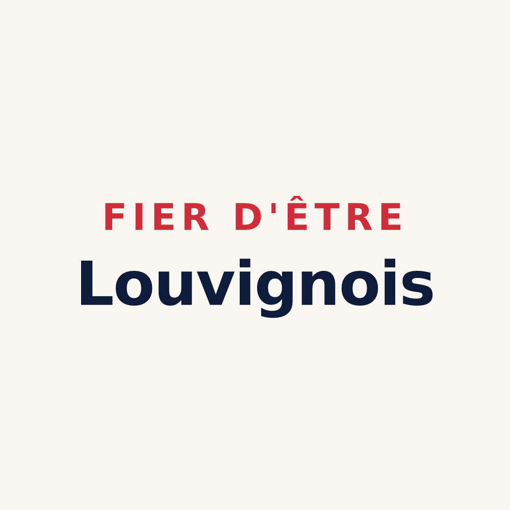 Tasse « Fier d'être Louvignois » — design pour Louvigny