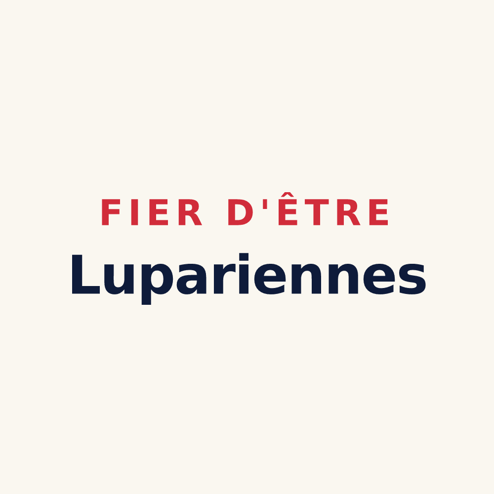 Tasse « Fier d'être Lupariennes » — design pour Louvres