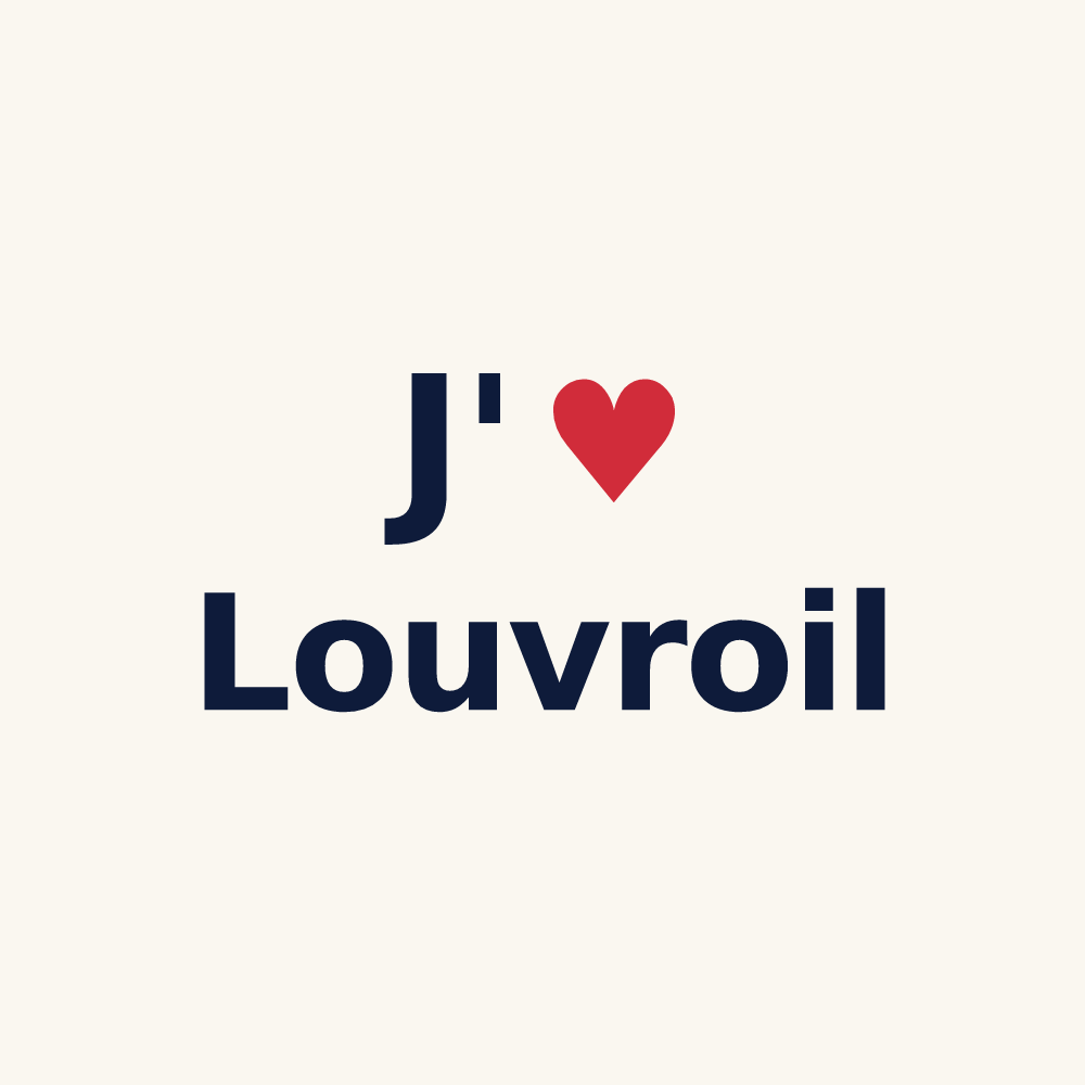 Tasse personnalisée Louvroil — design J'aime Louvroil