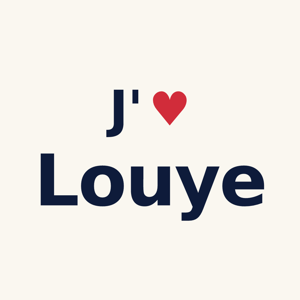 Tasse personnalisée Louye — design J'aime Louye