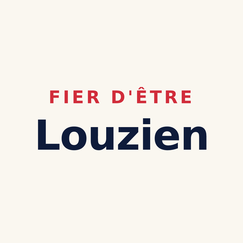 Tasse « Fier d'être Louzien » — design pour Louzes