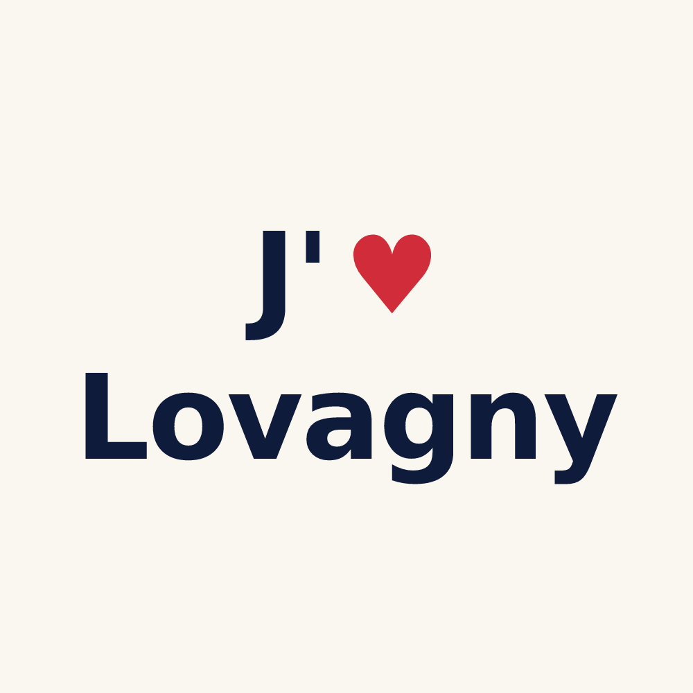 Tasse personnalisée Lovagny — design J'aime Lovagny