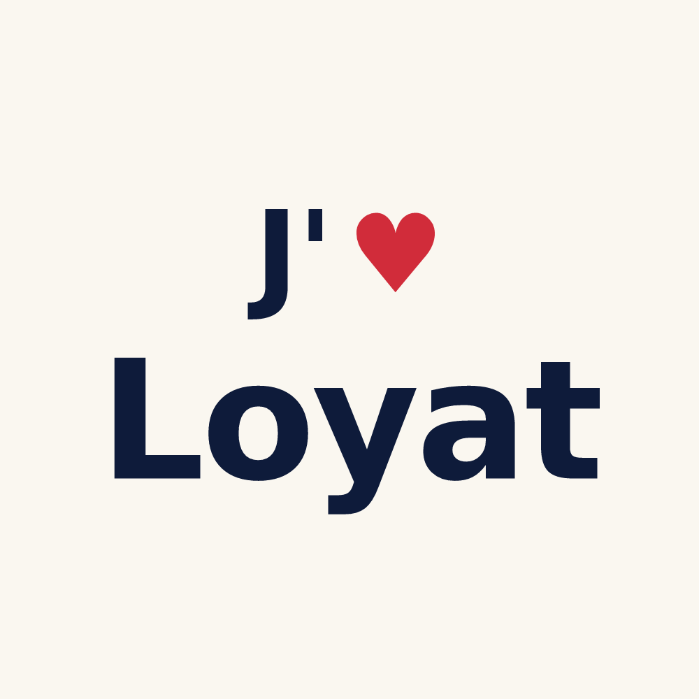 Tasse personnalisée Loyat — design J'aime Loyat