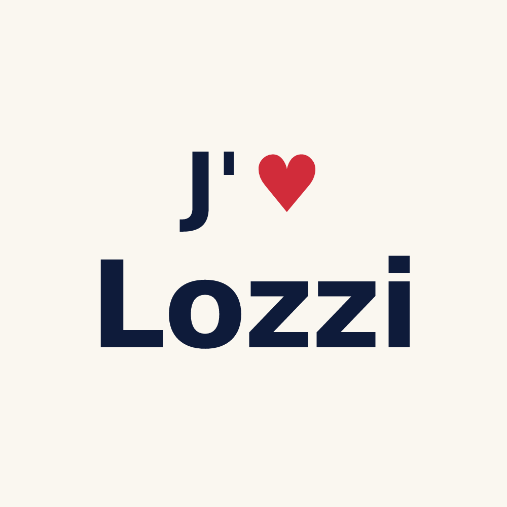 Tasse personnalisée Lozzi — design J'aime Lozzi