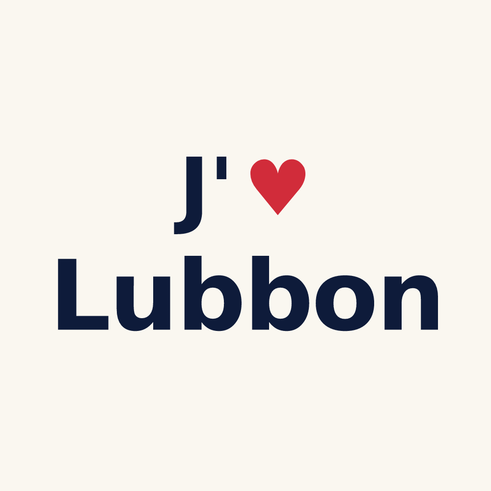 Tasse personnalisée Lubbon — design J'aime Lubbon