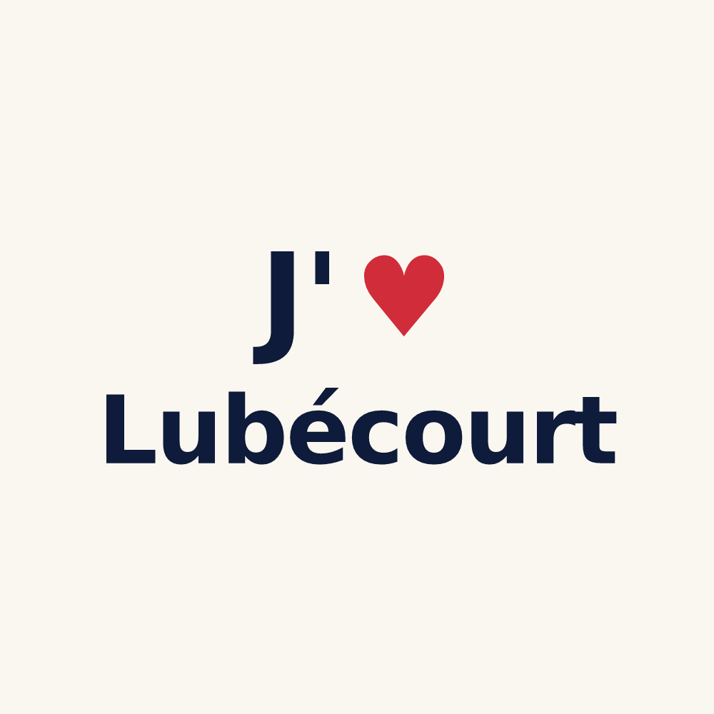 Tasse personnalisée Lubécourt — design J'aime Lubécourt