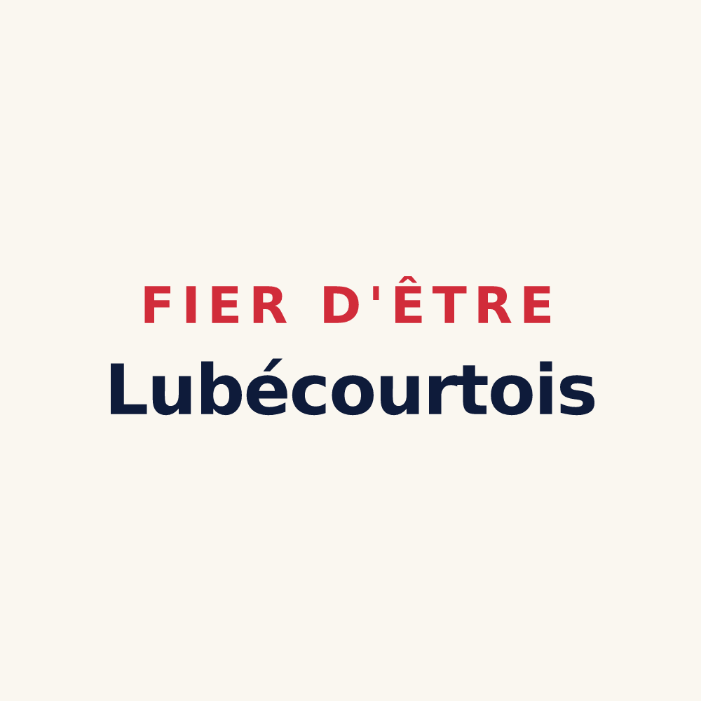 Tasse « Fier d'être Lubécourtois » — design pour Lubécourt