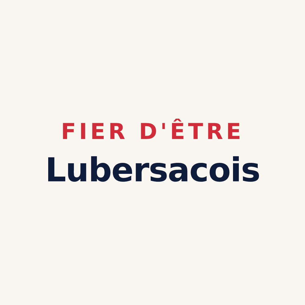 Tasse « Fier d'être Lubersacois » — design pour Lubersac