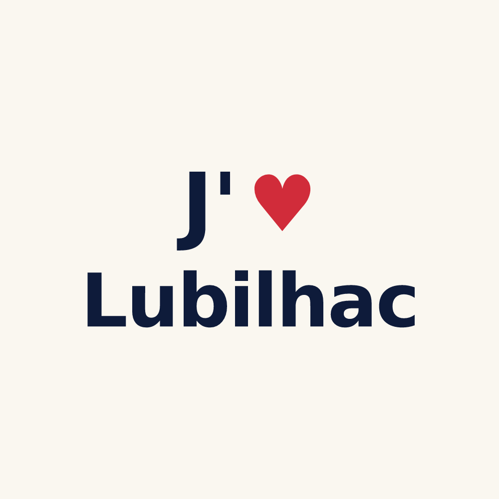 Tasse personnalisée Lubilhac — design J'aime Lubilhac